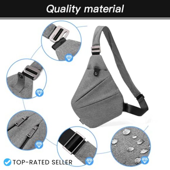 Sling Backpack Crossbody Bag Travel Outdoor Sport Casual Daypack Adjustable main image 5